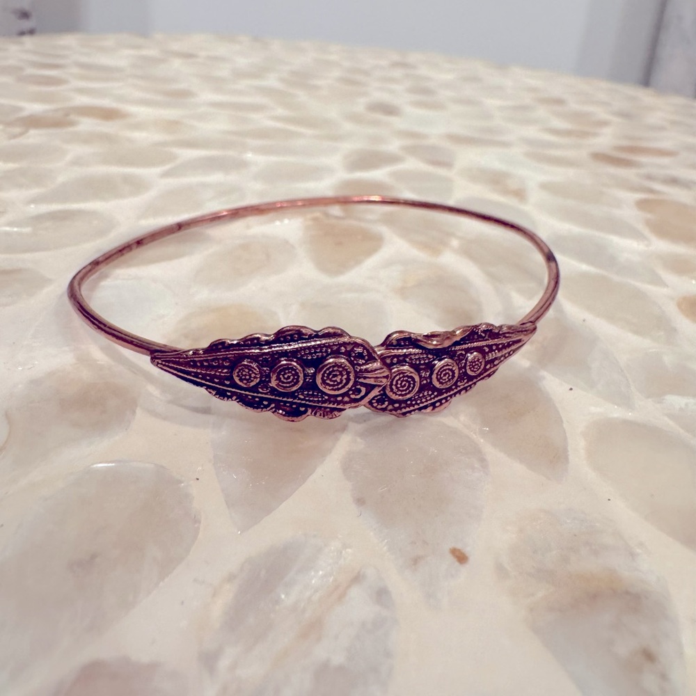 Elegant Copper Cuff Bracelet